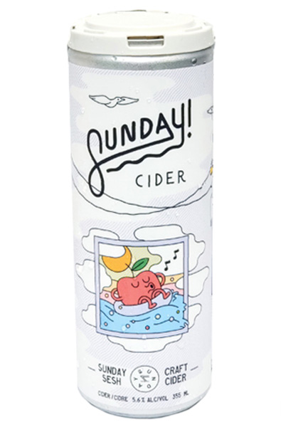 Sunday Sesh Apple Cider 355Ml 4Pk