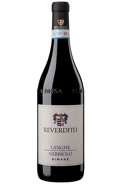 191341 Red Wine Bottle Reverdito Langhe Nebbiolo Simane from Italy