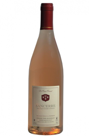 Rose Wine Bottle of Tinel Blondelet Sancerre Rose from France