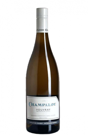 White Wine Bottle of Champalou Vouvray from France