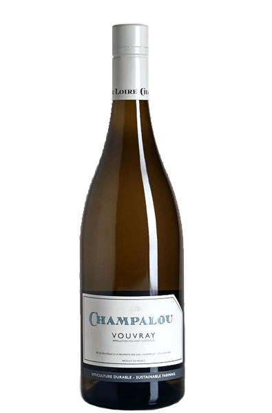 White Wine Bottle of Champalou Vouvray from France