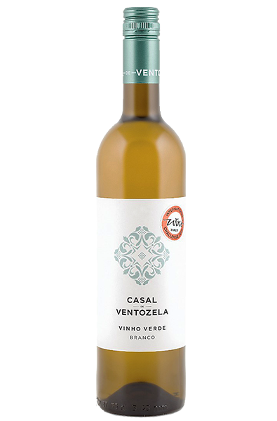 White Wine Bottle of Casal de Ventozela Vinho Verde Branco from Portugal