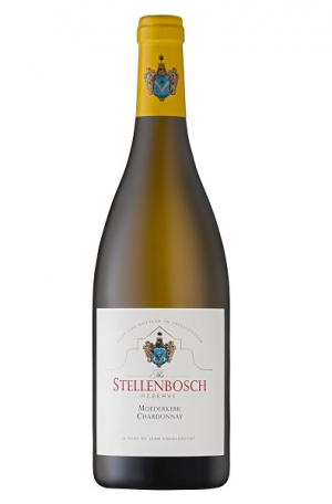 White Wine Bottle of Rust En Vrede Stellenbosch Chardonnay from South Africa