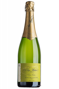 Sparkling Wine Bottle of Serge Mathieu Brut Prestige Champagne from France