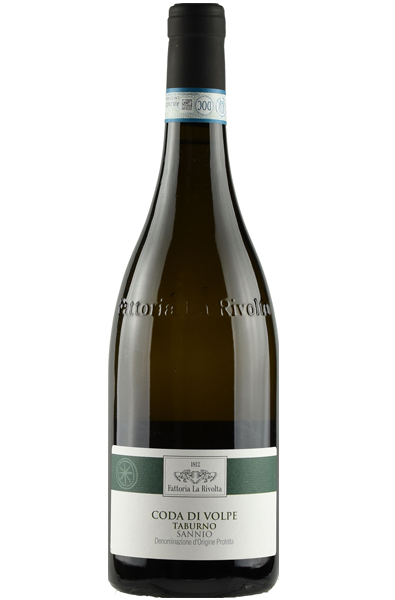 White Wine Bottle of Fattoria La Rivolta Coda Di Volpe Sannio Taburno from Italy