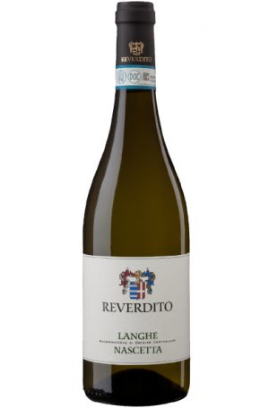 White Wine Bottle of Reverdito Langhe Nascetta from Italy