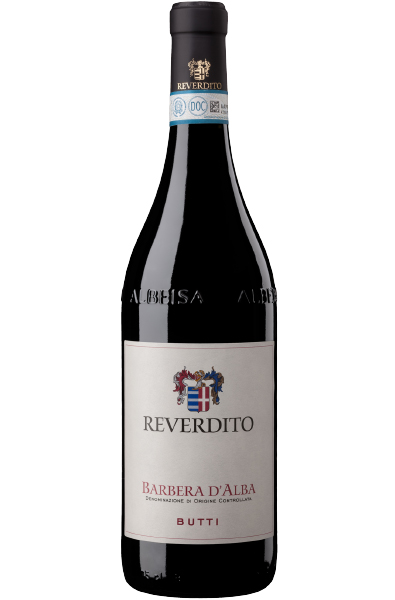 Red Wine Bottle of Reverdito Barbera D'alba Butti from Italy