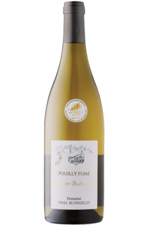 White Wine Bottle of Tinel Blondelet L'arret Buffatte Pouilly Fume from France