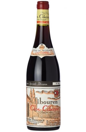 Red Wine Bottle of Clos Cibonne Tibouren Rouge from France