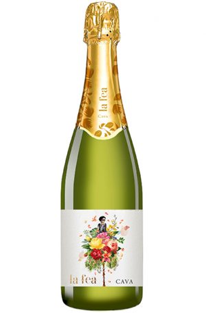 Sparkling Wine Bottle of La Fea Cava from Spain