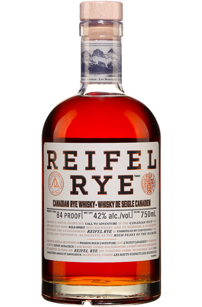250013 Reifel Rye Canadian Whiskey - Image 1