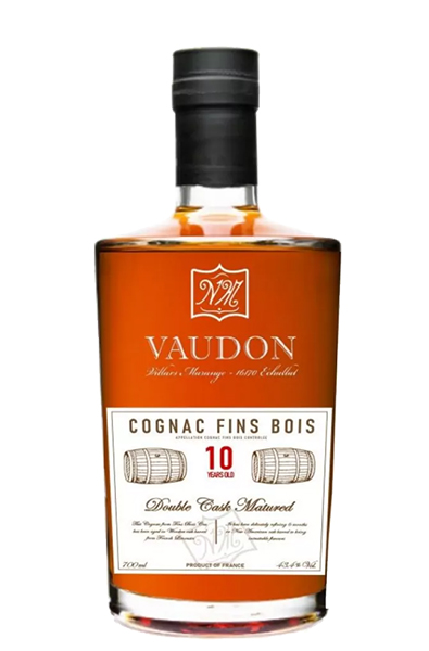 343018 Vaudon Fins Bois Double Cask 10 Year Old Cognac - Image 1