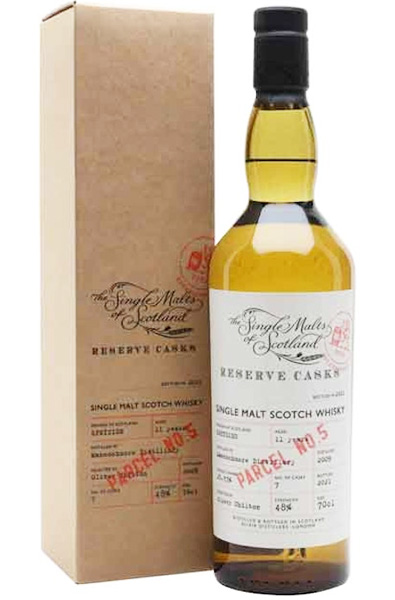 The Single Malts of Scotland Mannochmore 2009 11 Year Old Reserve Casks Parcel No. 5 Single Malt Scotch Whisky