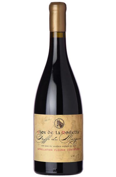 466573 Red Wine Bottle of Clos de la Roilette Griffe du Marquis from France
