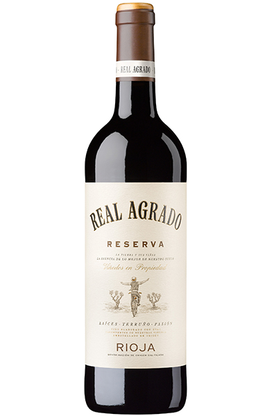 73575 Red Wine Bottle of Real Agrado Rioja Riserva from Spain