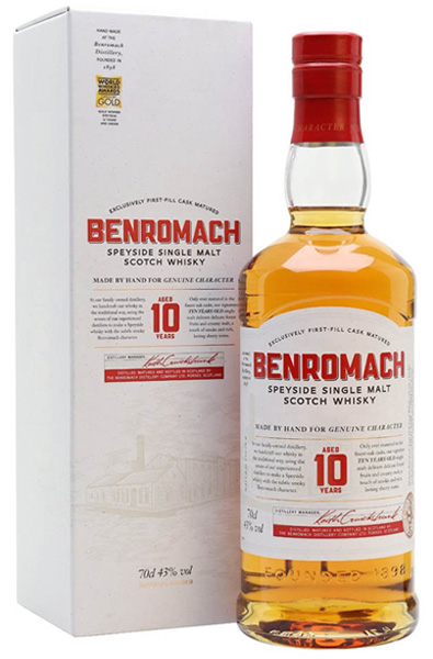 Benromach 10 Year Old Single Malt Scotch Whisky