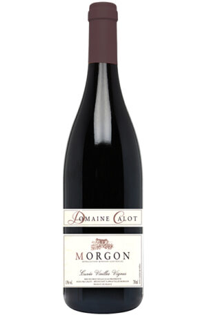 Red Wine Bottle of Calot Morgon Vieilles Vignes from France