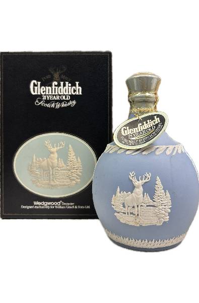 Glenfiddich 21 Year Old Wedgwood Decanter Whiskey