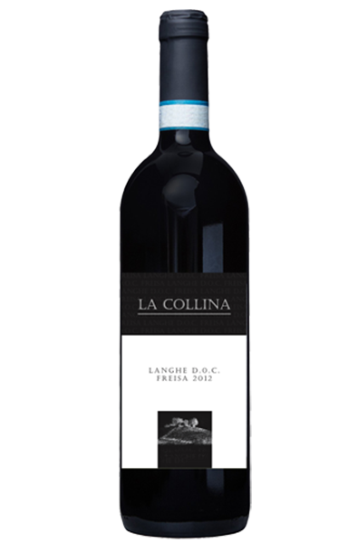 83009 Red Wine Bottle of La Collina Langhe D.O.C. Freisa from Italy